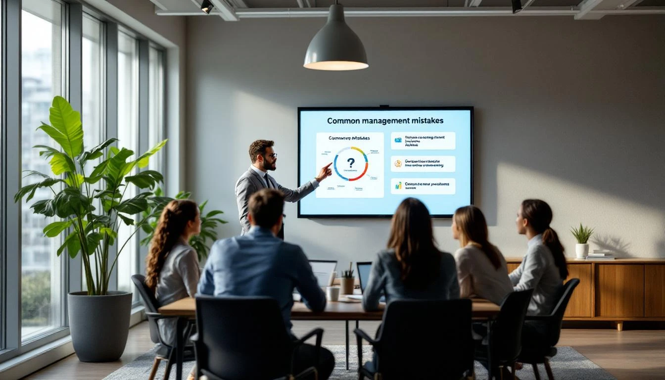 5 erreurs courantes en management à éviter pour une meilleure performance